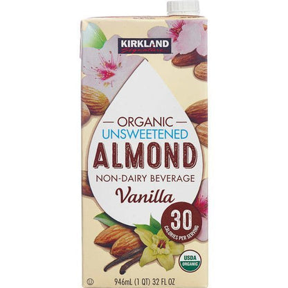 Kirkland Organic Unsweetened Vanilla Almond Milk