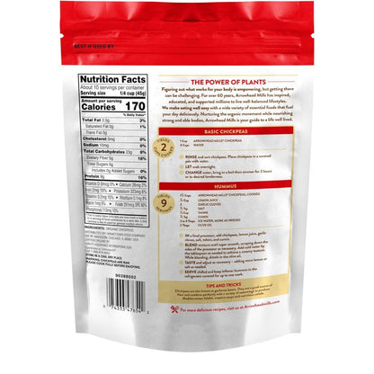 Arrowhead Mills Organic Chickpeas 453g