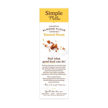 Simple Mills Toasted Pecan Crunchy Almond Flour Cookies 156g