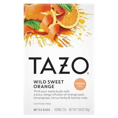Tazo Tea Herbal Tea Wild Sweet Orange, 1 Sachet