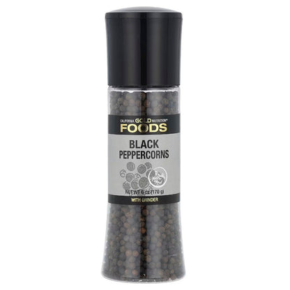 California Gold Nutrition Foods Peppercorns Grinder