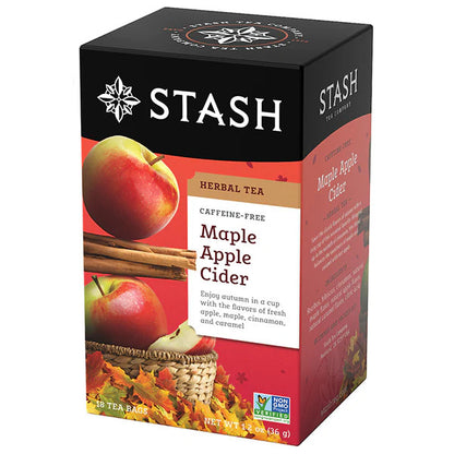 Stash Maple Apple Cider Herbal Tea, 18 Tea Bags