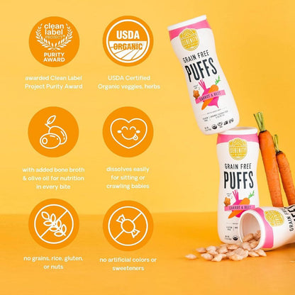 Serenity Kids Grain Free Pumpkin & Cinnamon Puffs 42g