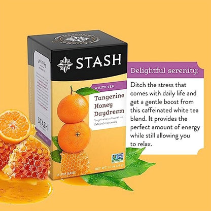 Stash Tangerine Honey Daydream White Tea, 18 Tea Bags