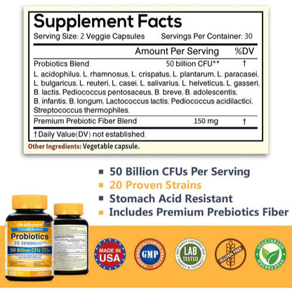 New Rhythm Probiotics Vegetarian Capsule