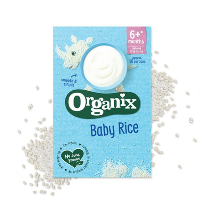 Organix 6+ Months Baby Rice Cereal 16 portions per pack