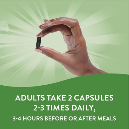 Nature's Way Activated Charcoal 560mg - 100 Capsules