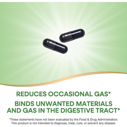 Nature's Way Activated Charcoal 560mg - 100 Capsules