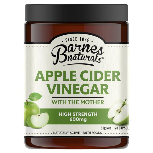 Barnes Naturals Apple Cider Vinegar, 120 Capsules