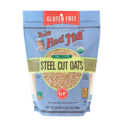 Bob’s Red Mill Gluten Free Organic Steel Cut Oats 680g