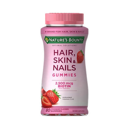 Nature's Bounty Hair, Skin & Nails Strawberry Gummies