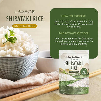 The Superfood Grocer Shirataki Konjac Rice 500g
