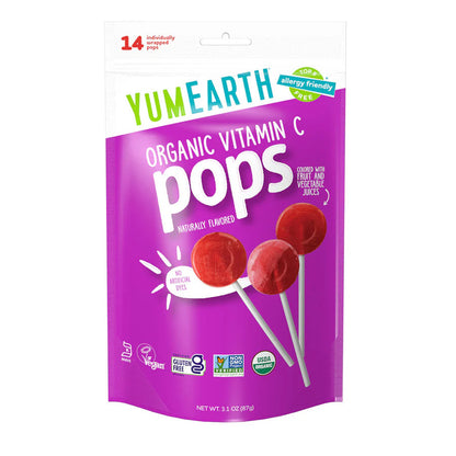 Yum Earth Assorted Organic Pops 87g