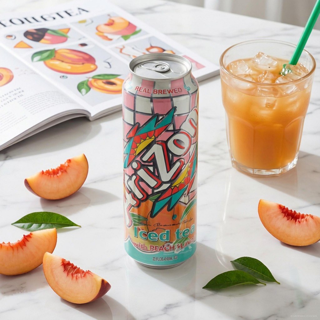 AriZona Iced Tea With Peach Flavor 650ml