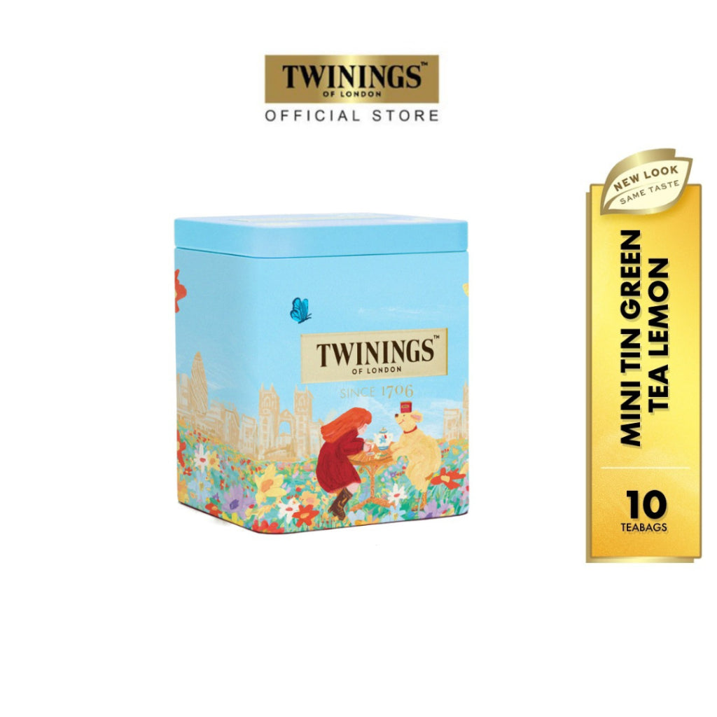 Twinings Mini Tin Green Tea Lemon, 10 Tea Bags