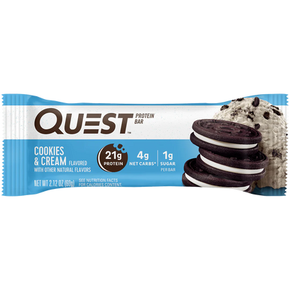 Quest Nutrition Cookies & Cream Protein Bar 60g