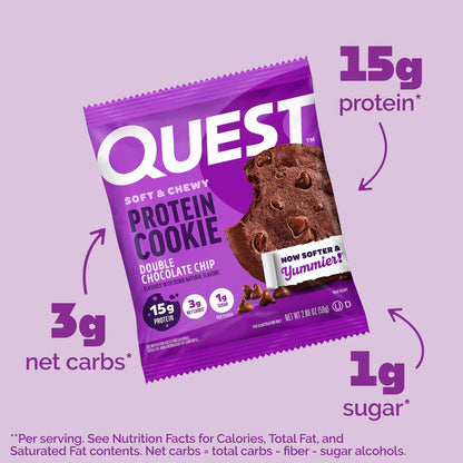 Quest Nutrition Double Chocolate Chip Protein Cookie 59g