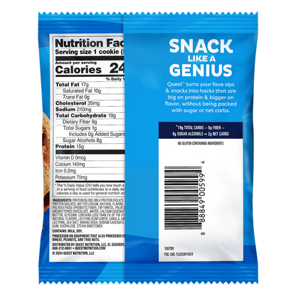 Quest Nutrition Chocolate Chip Protein Cookie 59g