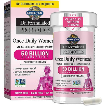 Garden of Life Once Daily Women’s Probiotics, 30 Capsules