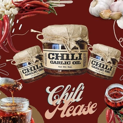 Joy's Kitchen Chili Garlic Oil 4oz.