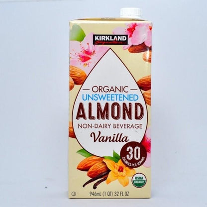 Kirkland Organic Unsweetened Vanilla Almond Milk