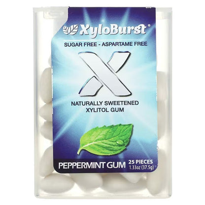 Xyloburst Xylitol Sugar-Free Gum,25 Pieces