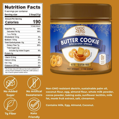 ChocZero Keto Vegan  Spread 340g