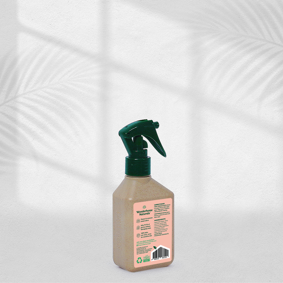 Wonderhome Naturals Organic Yoga Mat Cleaner, Citrus Oil 165ml