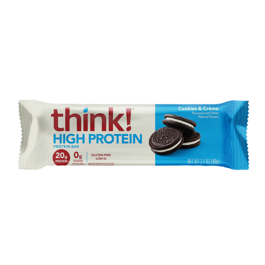 Think! Plant Based High Protein Bar, Cookies and Cream