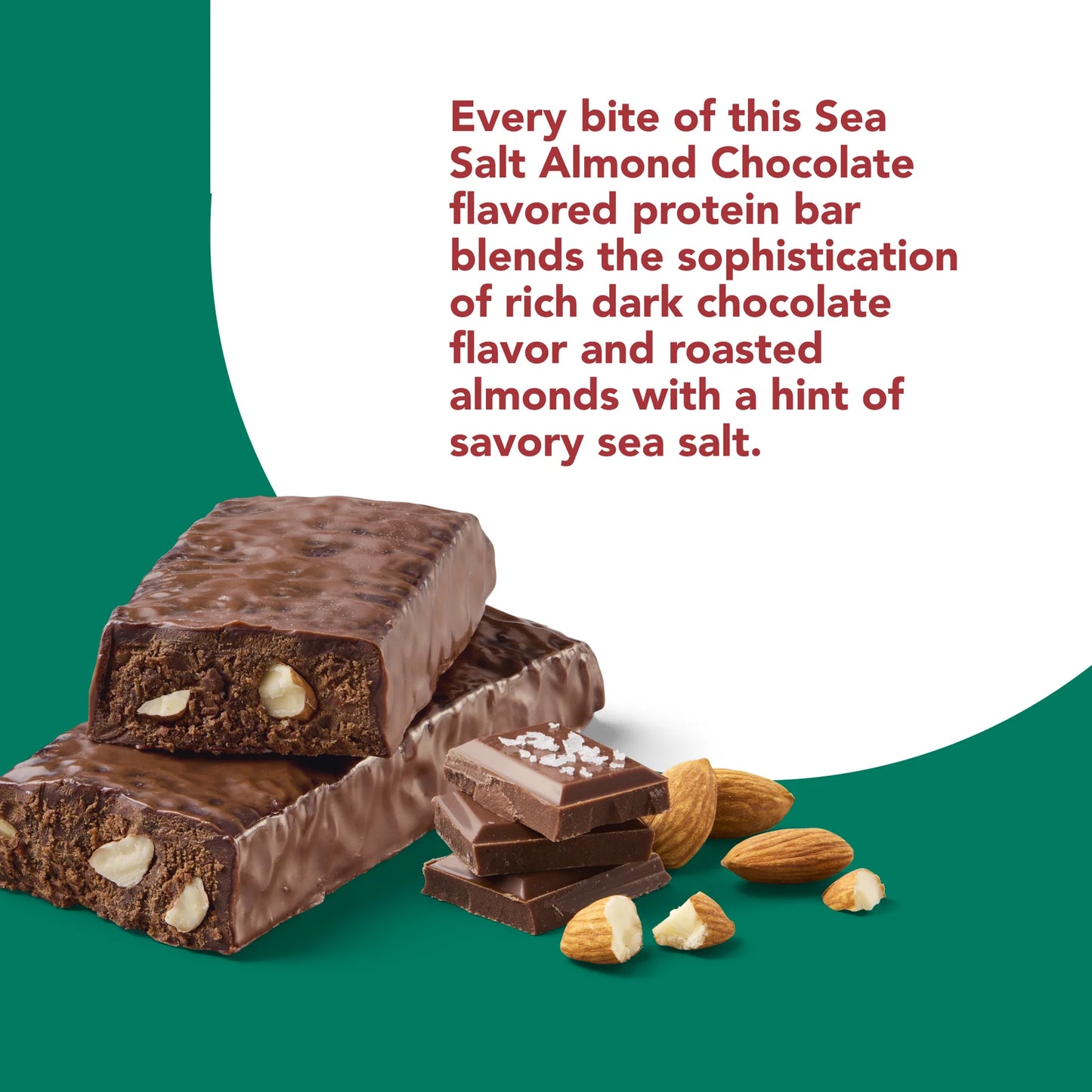 Think! Plant Based High Protein Bar, Sea Salt Almond Chocolate