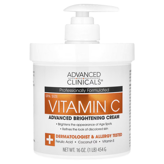 Advanced Clinicals Vitamin C Advanced Brightening Cream 454g