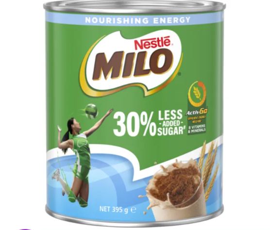 Milo Nestle 30% Less Added Sugar Drink 395g