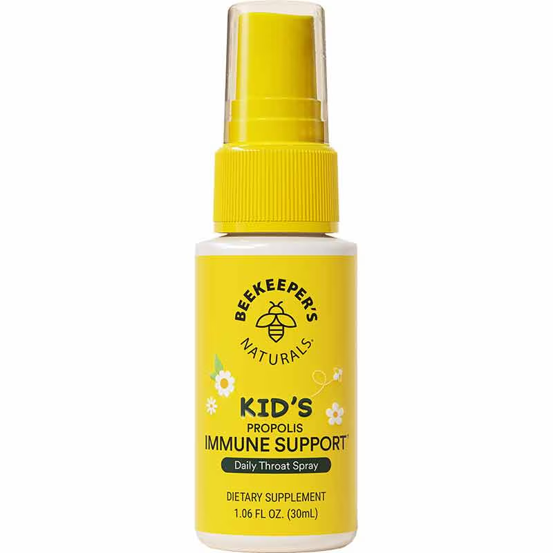 Beekeeper's Naturals Kid's Propolis Immune Support Throat Spray 30ml