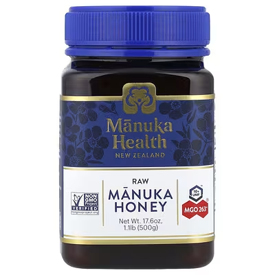Manuka Health Raw Manuka Honey UMF 10+ MGO 263+ 500g
