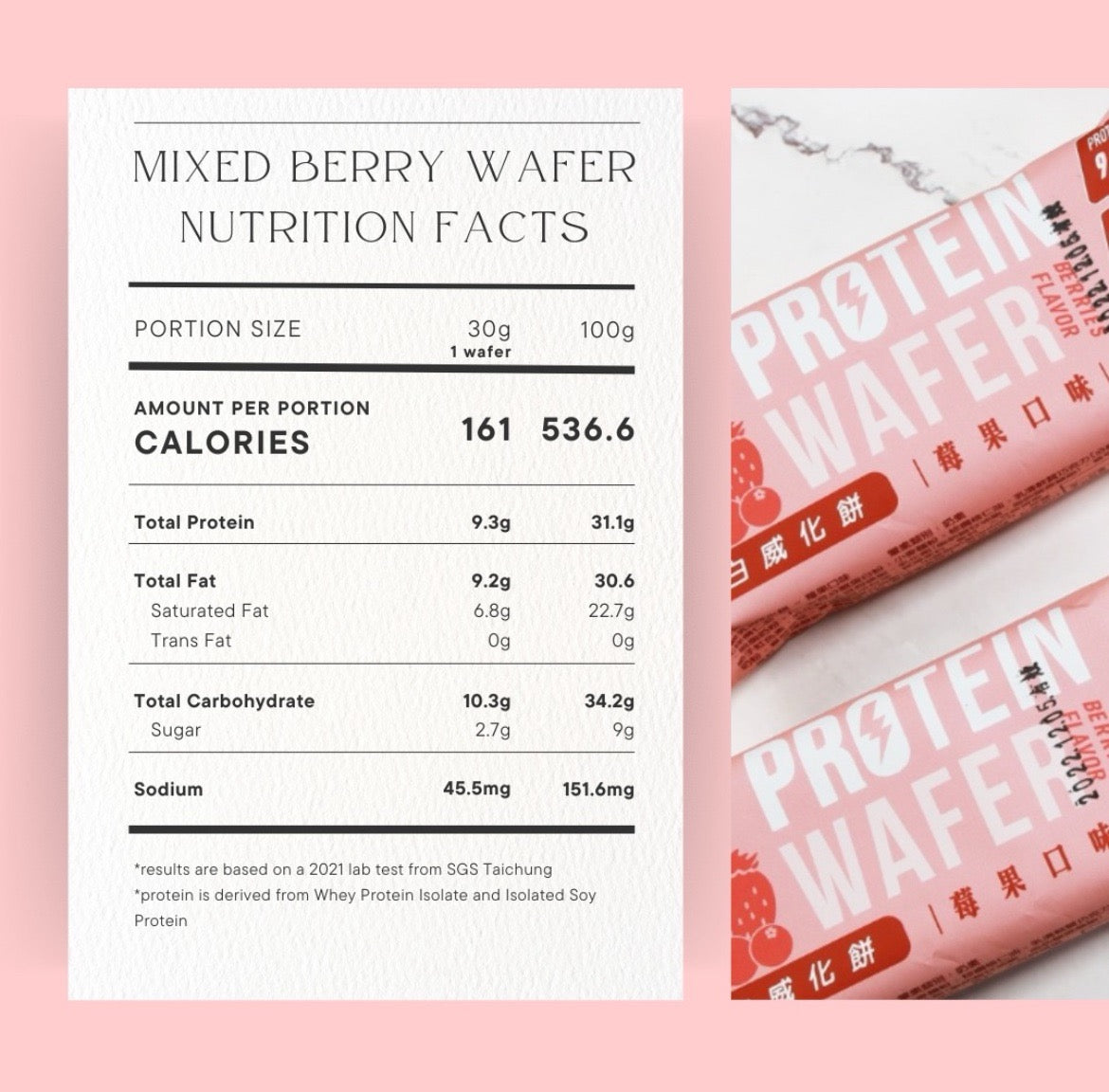 Protein Partner Protein Wafer Bar